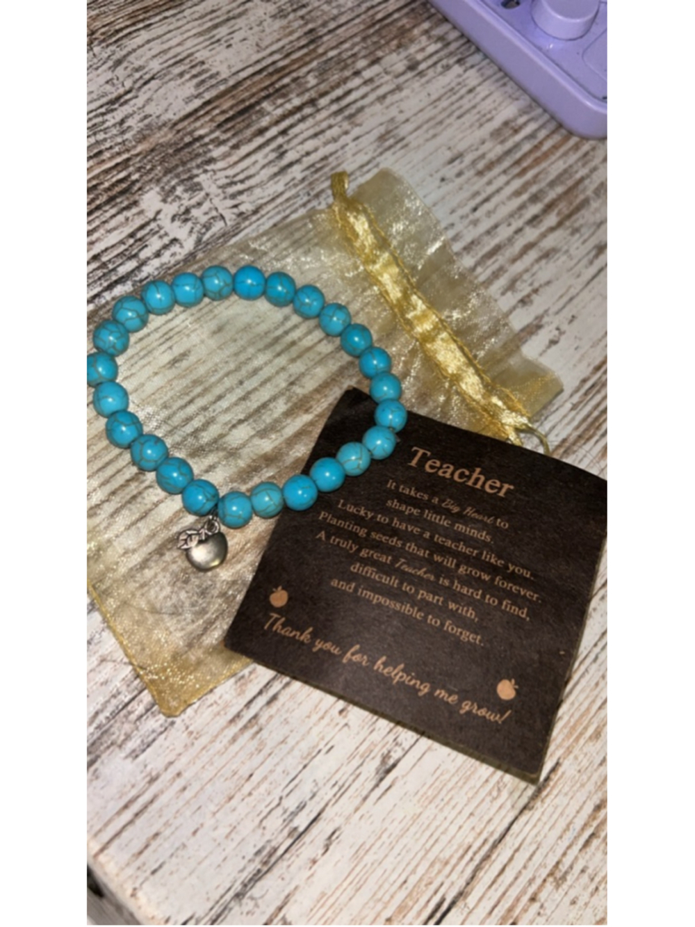Women's Unbranded Turquoise Beaded Bracelet One Size